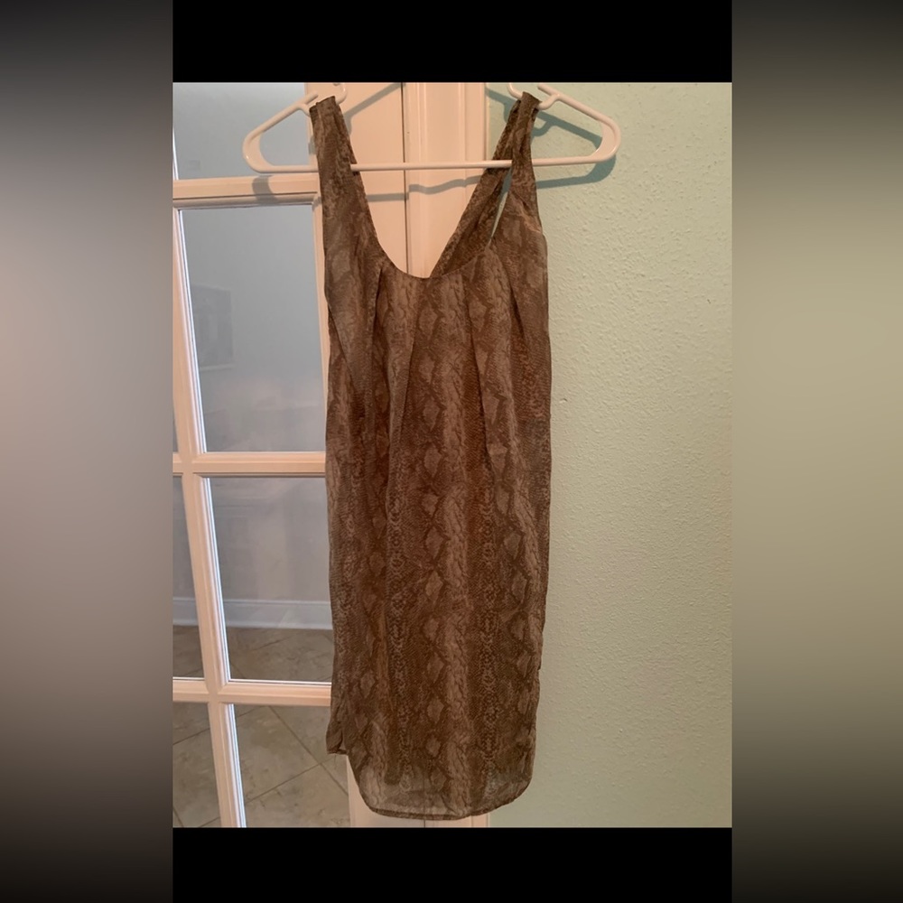 Vero Moda see through snakeskin swim cover up